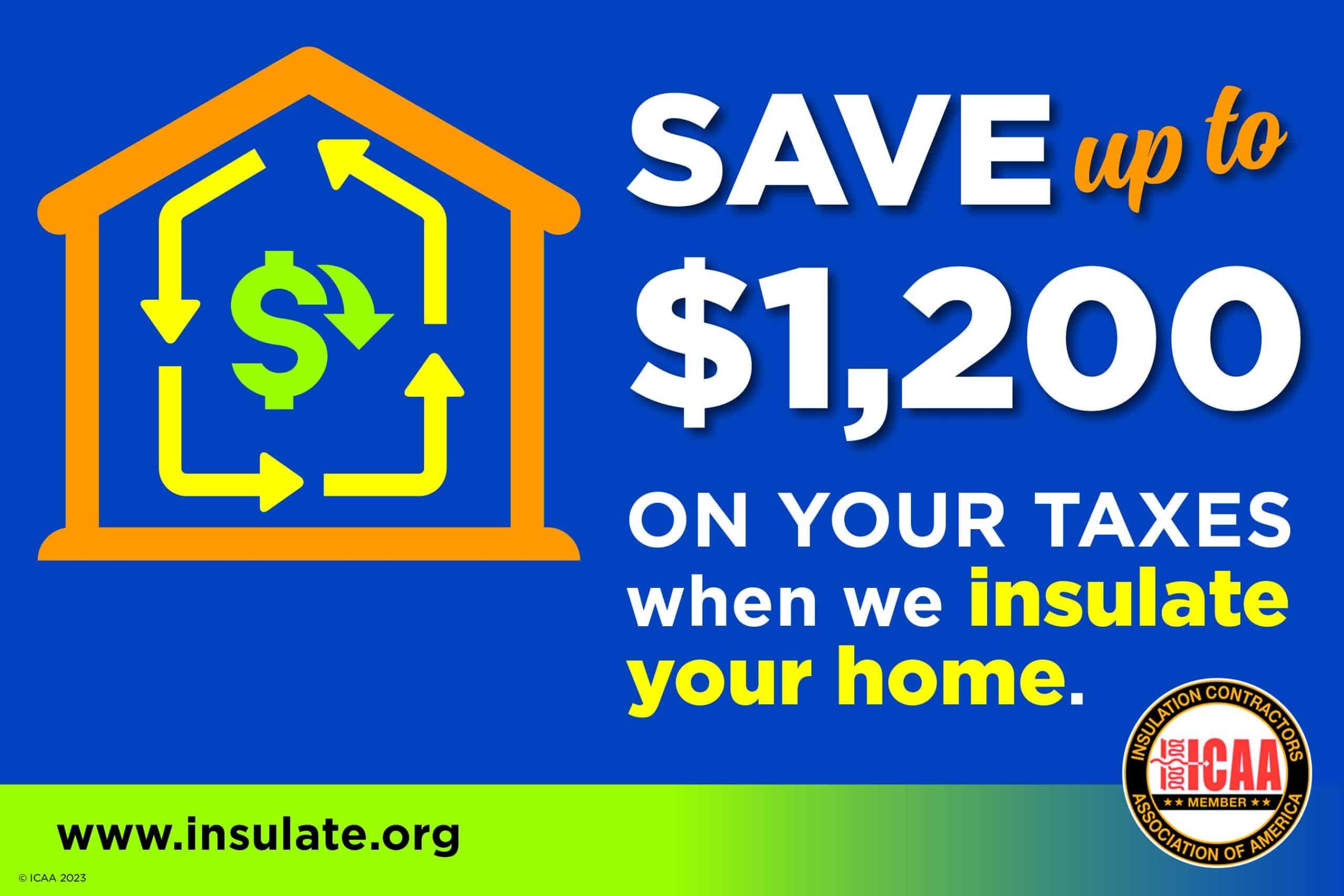 Insulate.org promotion infographic